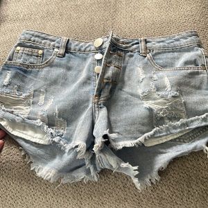 Boutique jean shorts! Size medium. Run smaller